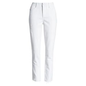 Wit & Wisdom White Straight Leg Jeans